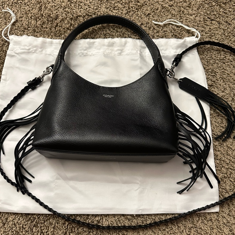 Coach Brooklyn 23 with fringe